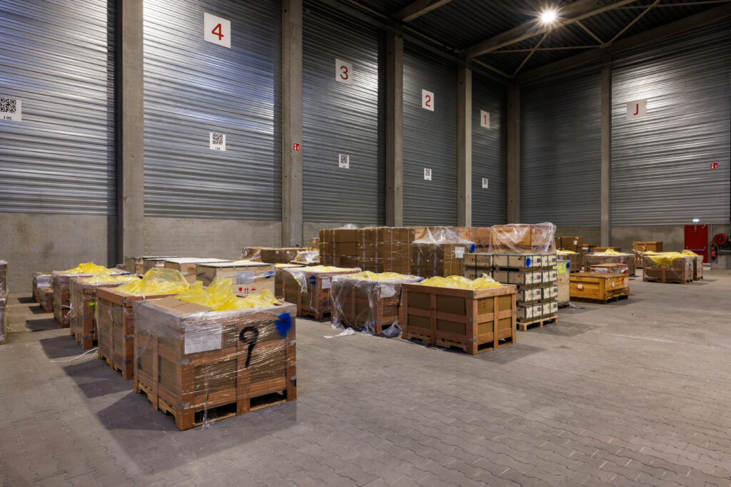 Antwerp Project Station inside warehouse